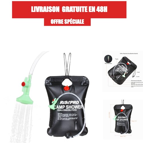 Sac douche solaire 20l - douche,